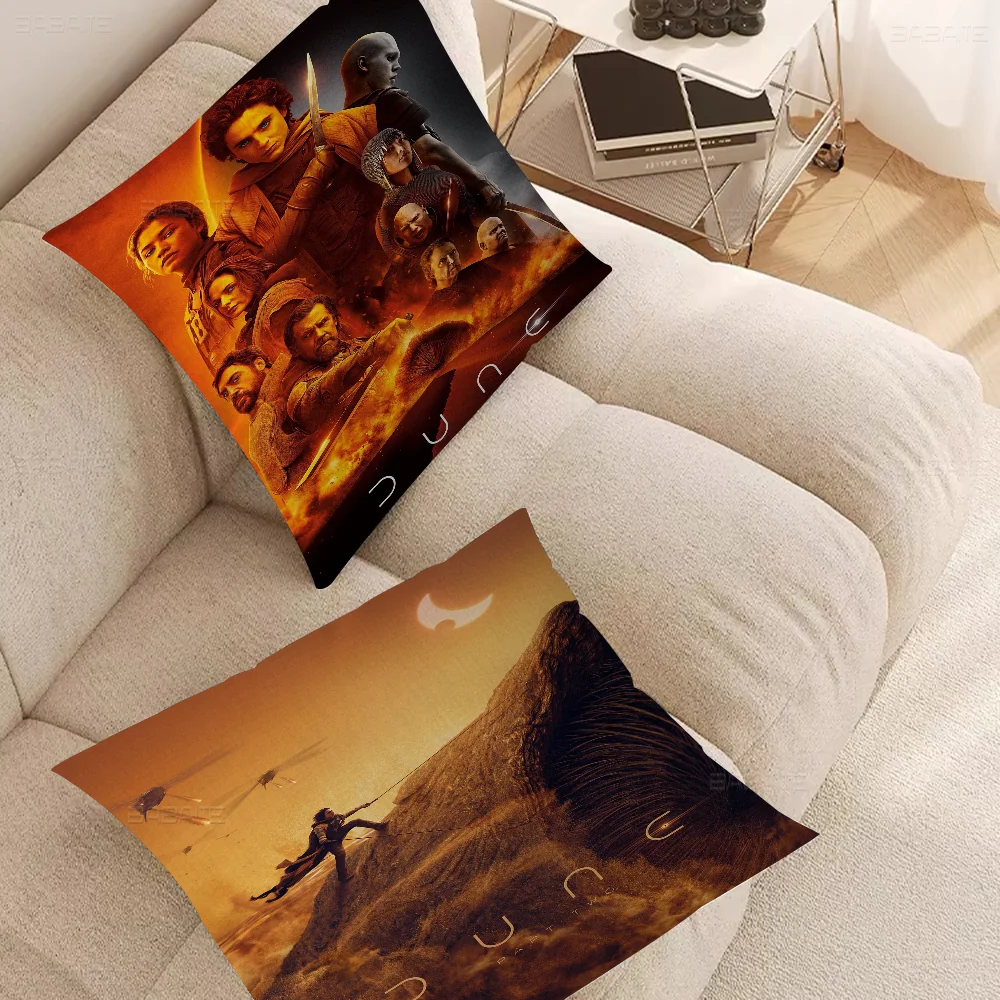 Dune Part 2 2024 Sci-fi Movie Personalized Pillow Cover Kids Bedroom Wild Party Decor Pillowcase Kid Birthday Shower Gift