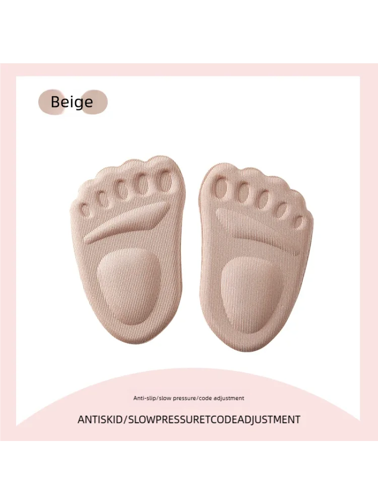 여성용 하이힐 샌들 2쌍 스폰지 릴리프 앞발 압력 패드
