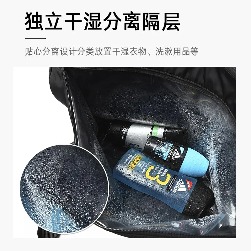 Travel Bag Men Luggage Waterproof Shoulder Handbags Large Capacity Casual With Shoe Compartment Dry Separation For Short Trip