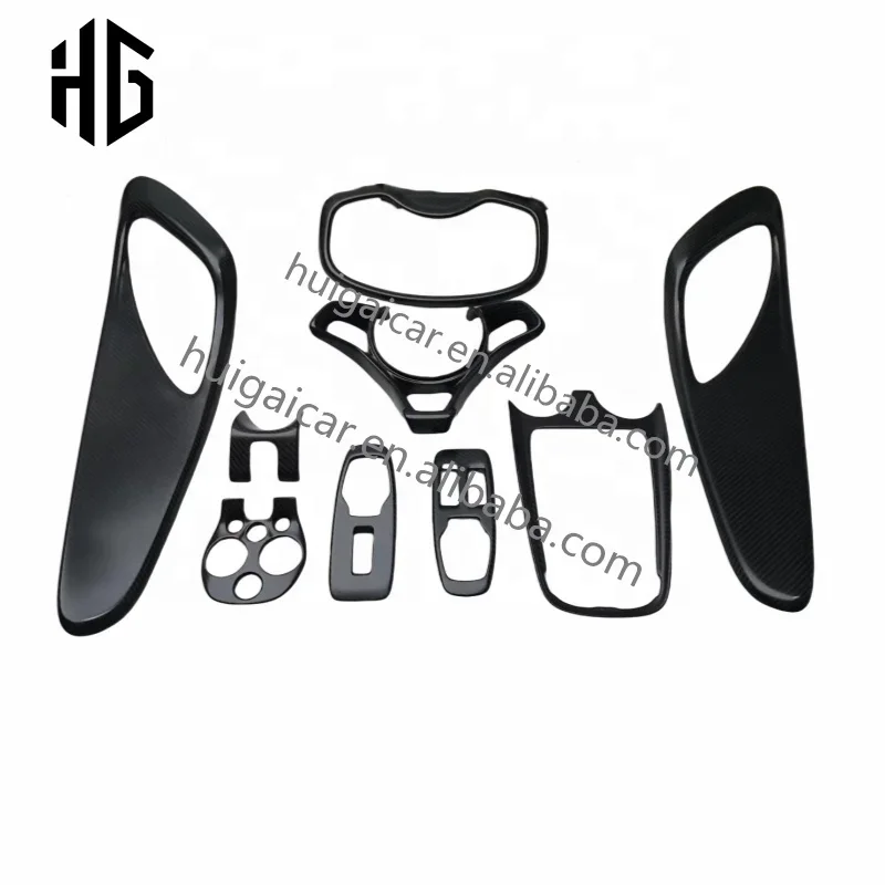 Customized style carbon fiber interior kit for automotive parts, interior decoration, center console cover, McLaren 540 570S, au