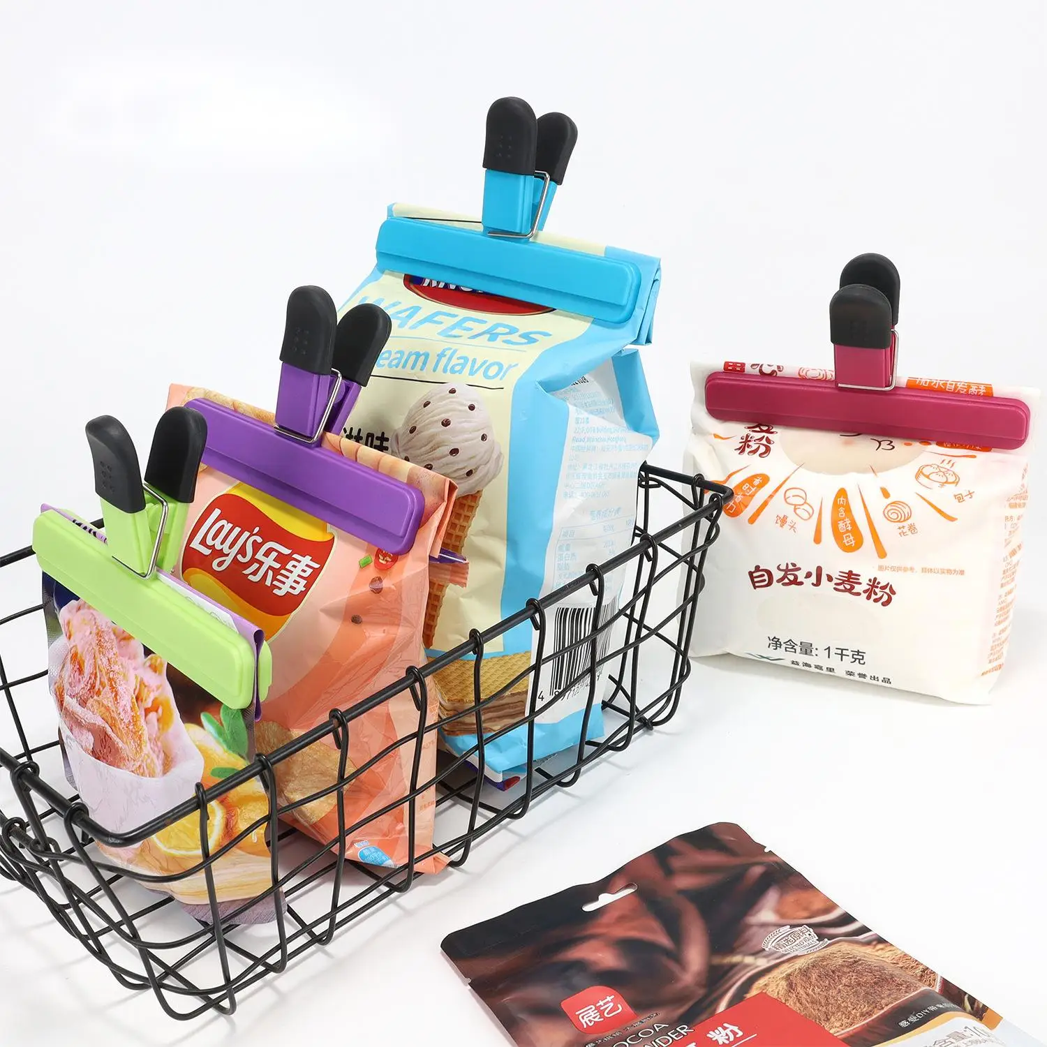 Abs Fresh-keeping Clip Household Snacks Moisture-proof Sealing Clip Simple Plastic Bag Food Grade Sealing Clip