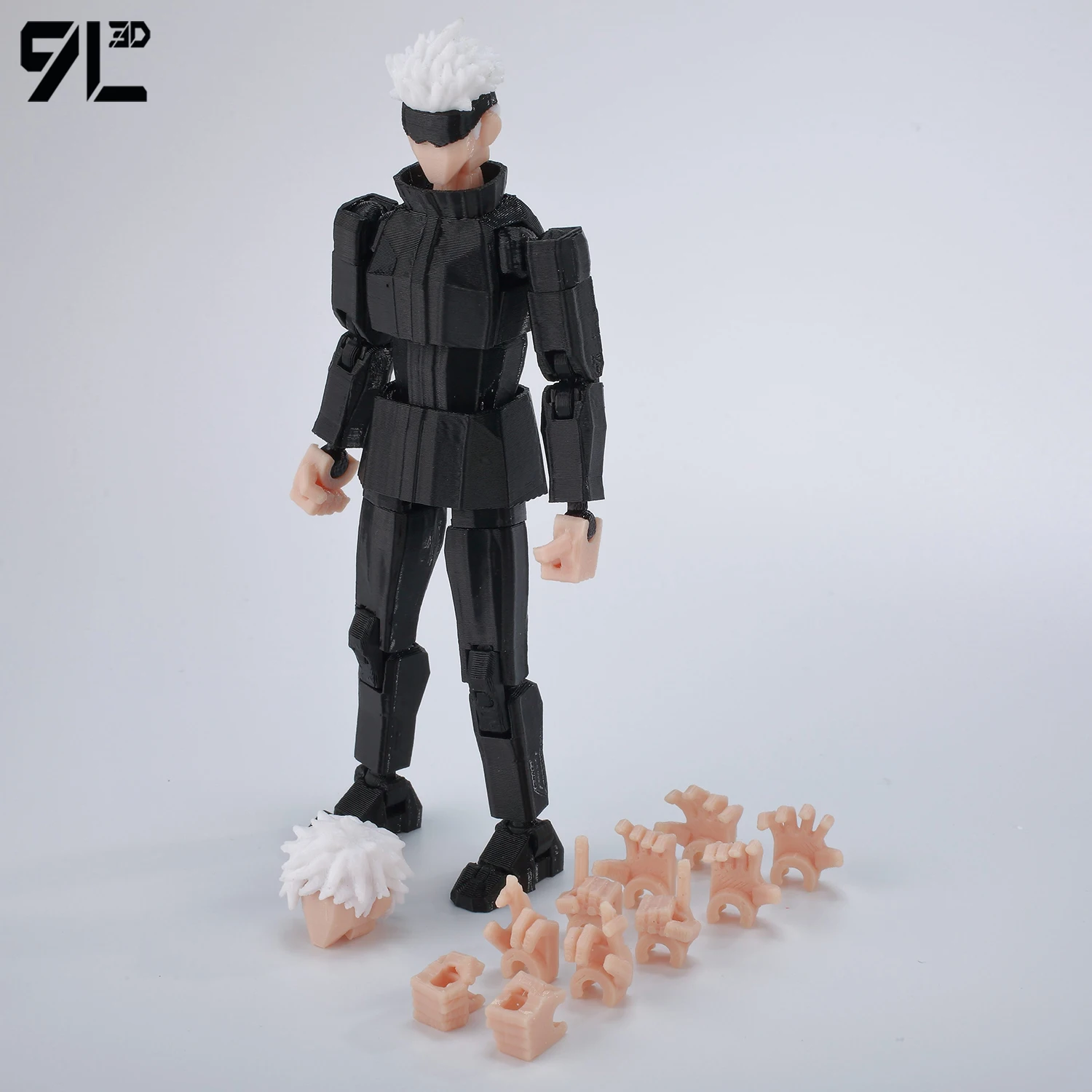 Фигурка 9L3D Lucky13 Dummy13 Jujutsu Sorcerer, 3D-печатная многосуставная коллекционная аниме-фигурка Годжо Сатору, украшение для рабочего стола