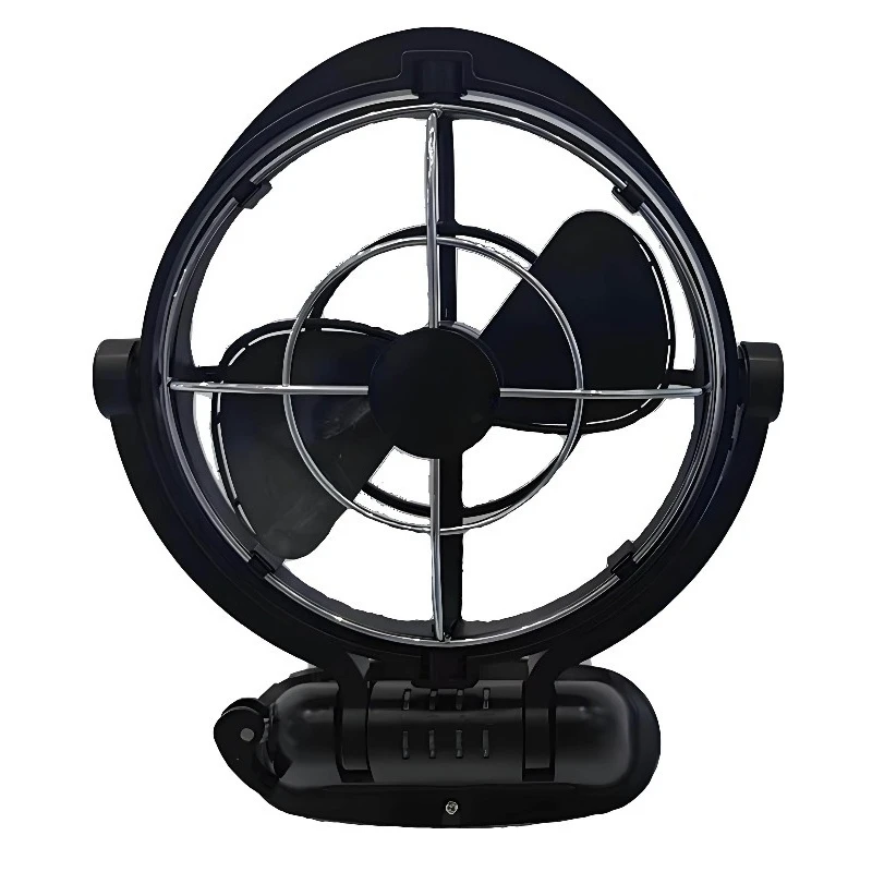 12V/24V RV Ceiling Fan with Remote - Oscillating High Airflow Exhaust Vent for Camper Van & Car