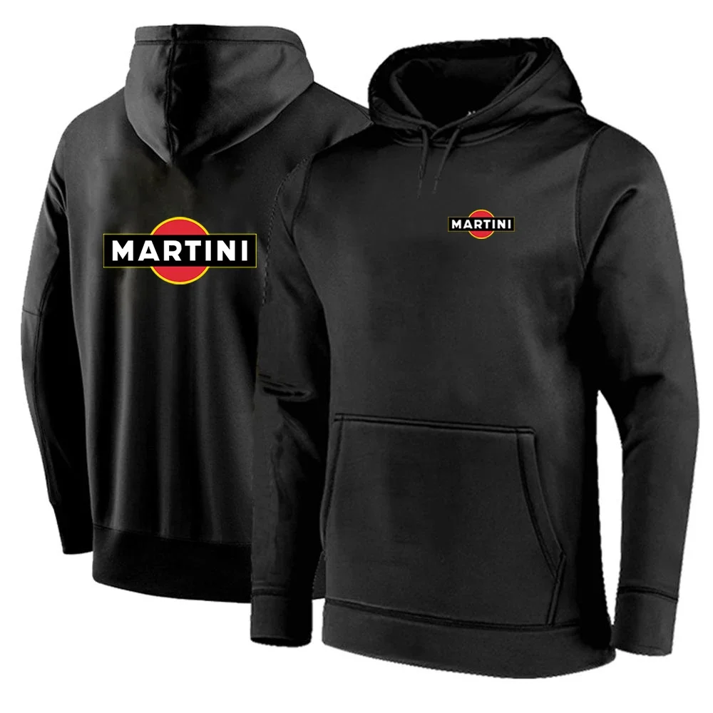 Martini Racings Men Spring and Autumn Hot Sale Simplicity Comfortable Solid Color Pullover Hoodie Fashion Versatile Tops