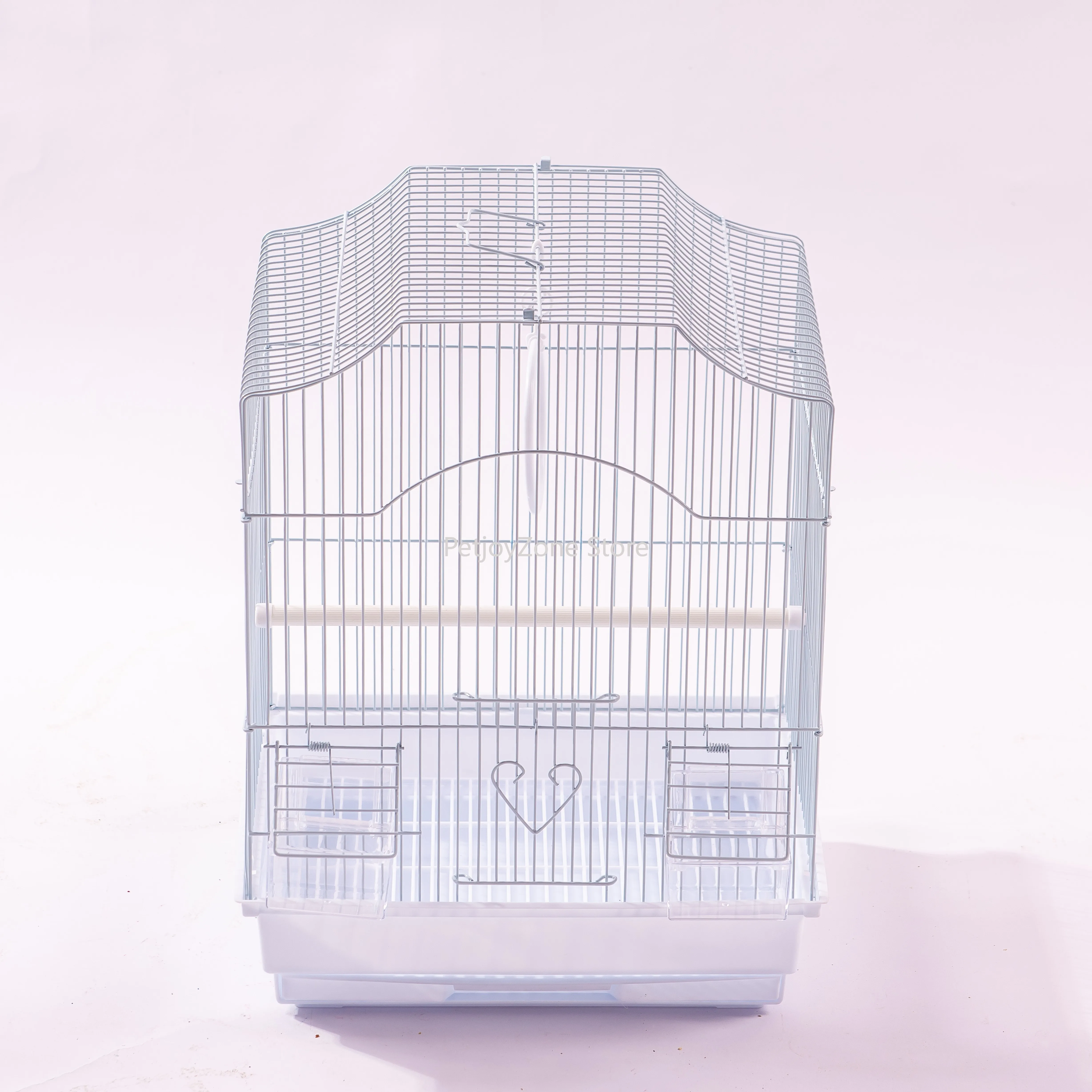 Minimalist Hanging Bird Cage With Clean Lines, Easy To Clean And Maintain