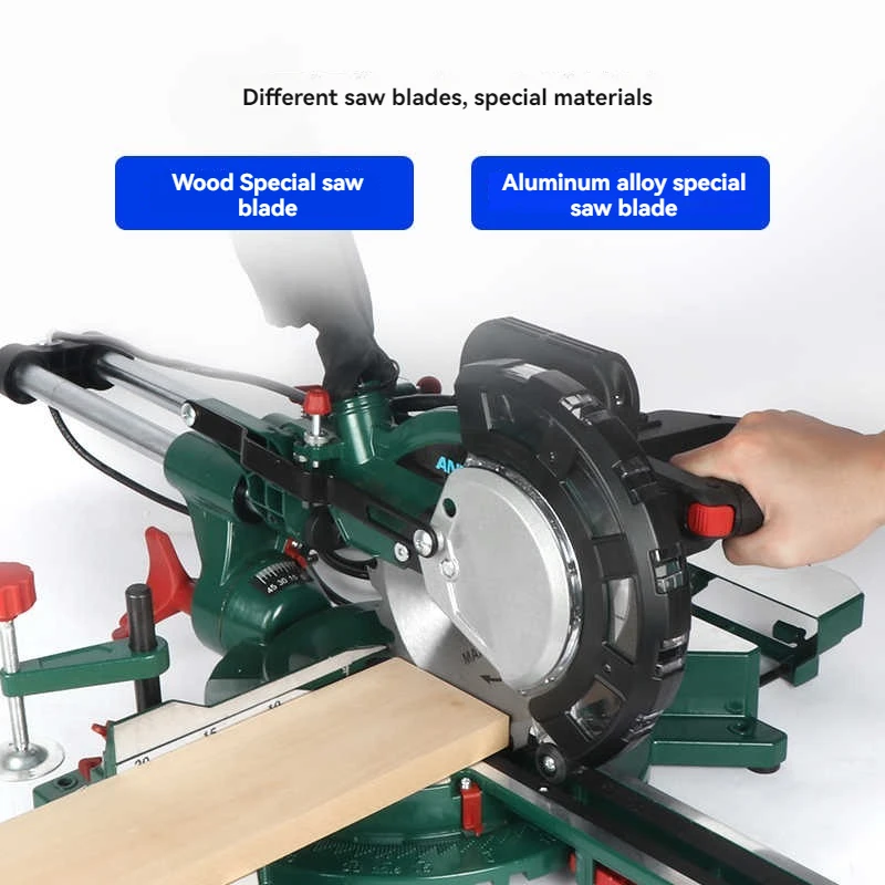 45 Degree Angle Aluminum Cutting Machine 8 inch Aluminum Alloy Aluminum Cutting Machine  Miter Saw Cutting Woodworking