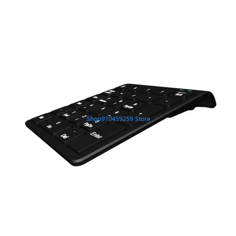 

A9LF 27 Keys Bluetooth-compatible Wireless Numeric Keypad Mini Numpad For Accounting