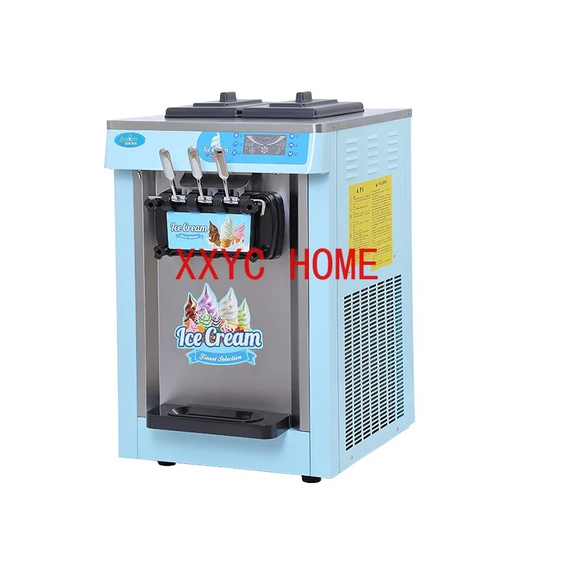 Wholesale Counter Top 3 Flavor Soft Ice Cream Maker Machine Commercial Fruit Ice Cream Making Machine For Sale in Qatar