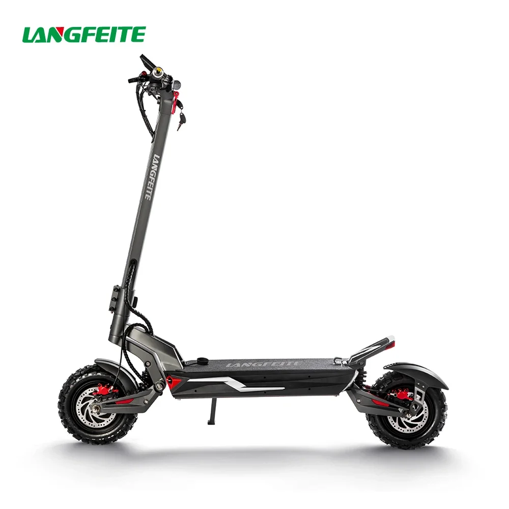 2023 New Off-Road Big Two Wheel C1 Fast Electric Scooter With Suspension Dual Motors 2400w 11 Inch Battery-Removable Escooter