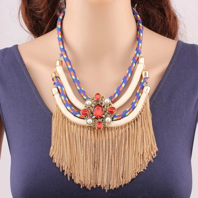 Tassel necklace design store