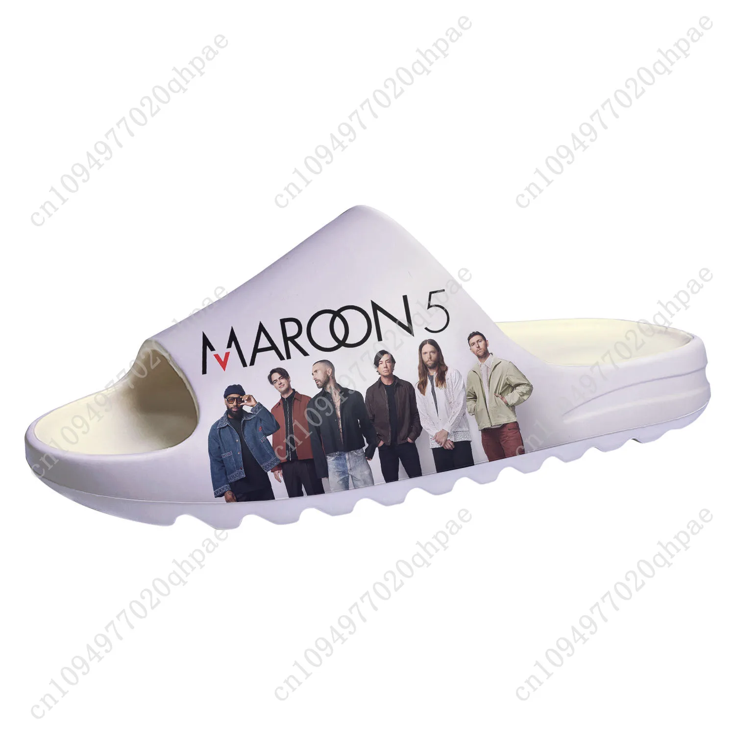 Maroon 5 Custom Made Soft Sole Sllipers Home Clogs Step On Water Shoes Mens Womens Teenager Bathroom Beach Step In Slliper