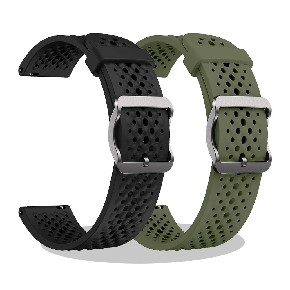 22Mm Silicone Strap…