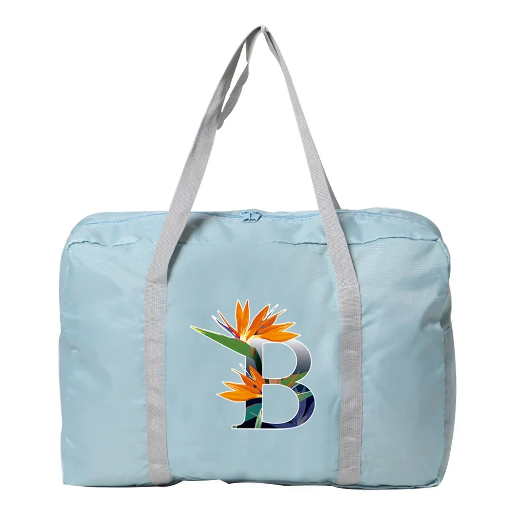 Bolsa de viaje de Color flor, bolsa de gran capacidad Unisex, equipaje, accesorios de viaje impermeables, almacenamiento de ropa, bolsos plegables de nailon