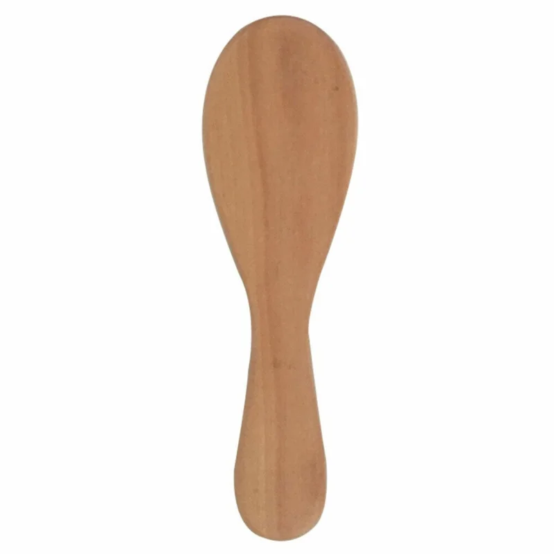 Cepillo de lana para bebé recién nacido, peine de madera, cepillo de pelo para recién nacido, masajeador de cabeza, peine portátil para bebé,