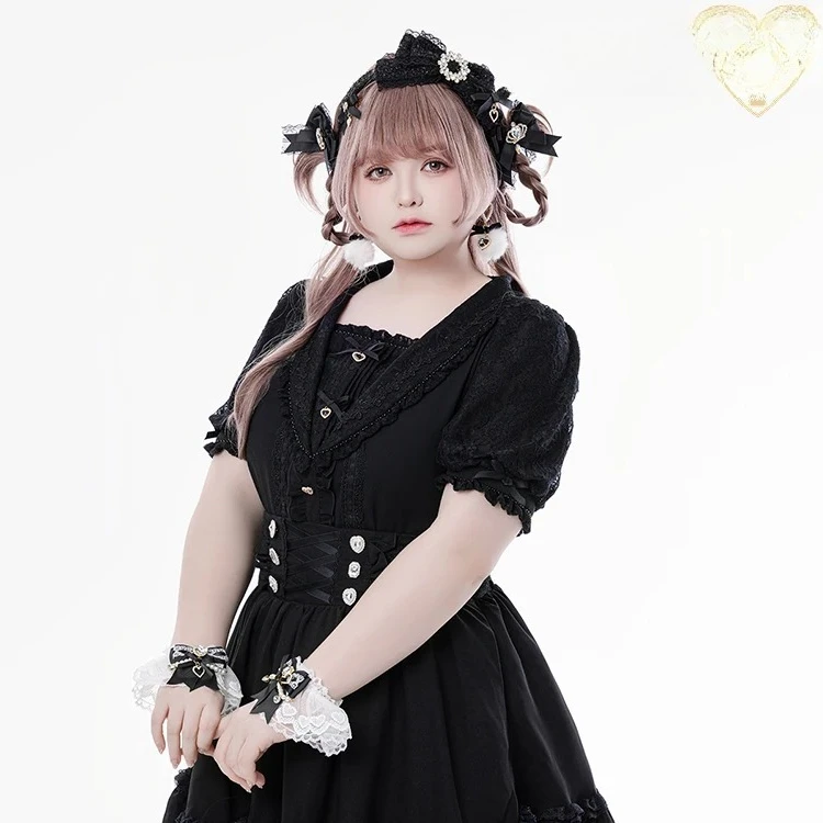 Summer New Japanese Sweet Cute Girl Blouse Lace Sailor Collar Short Sleeve Shirt Solid Color Bow Versatile Tops for Women