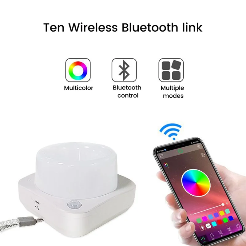 Bedside Human Body Sensor Light Bluetooth Control Colorful Atmosphere Night Light Smart Night Light