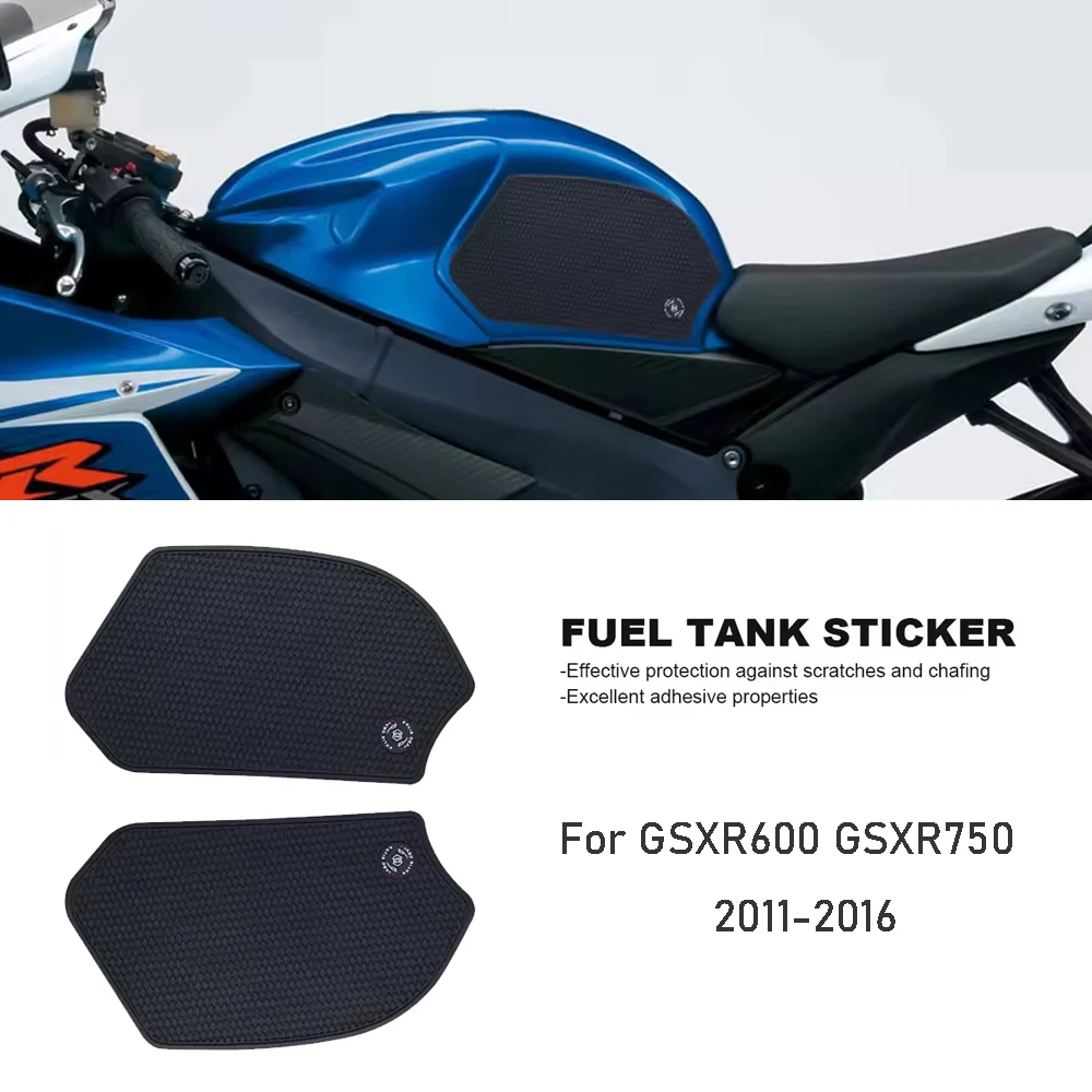 

Защитная наклейка для бачка мотоцикла, наклейка на газовое колено, тяговая накладка, боковая наклейка для GSXR600 GSXR750 2011-2016