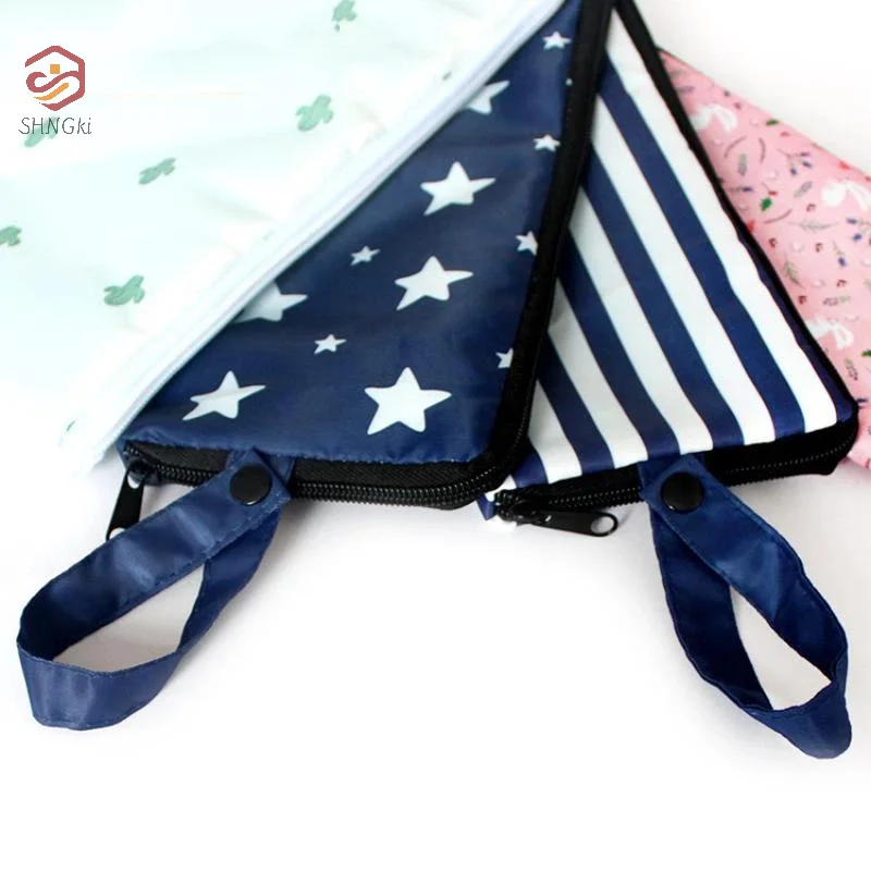 Waterproof Umbrella Stripe Star Cover Absorbent Towel Cloth Printed Umbrella Bag Portable Folding Umbrella Storage Cover