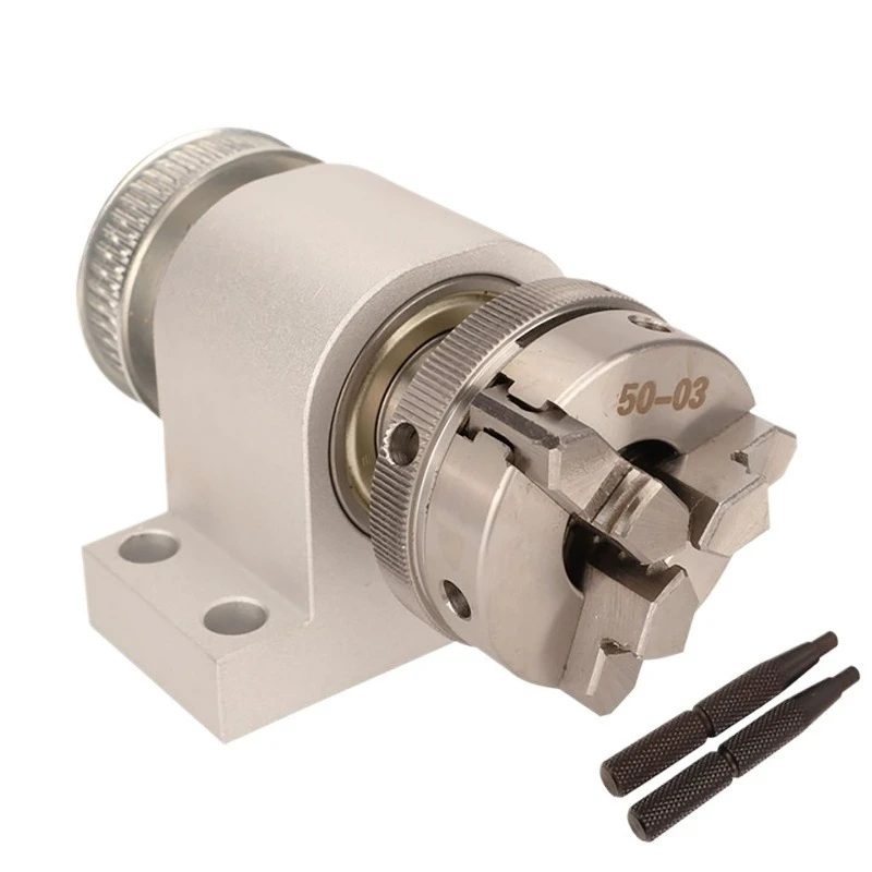 FOR Miniature Lathe Woodworking Bead Machine 63 Four-jaw Chuck Spindle Large Hole 65 Stainless Steel 50 -jaw 80 Spindle Clamp