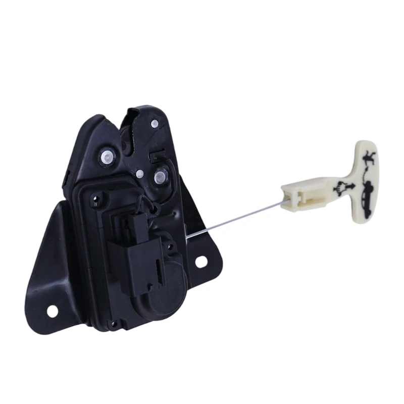 M76E Cable Release Trunk Lock Trunk Lid Latches Actuator with Pull Handle, Integrated Bracket and Electric Operation for 200 300