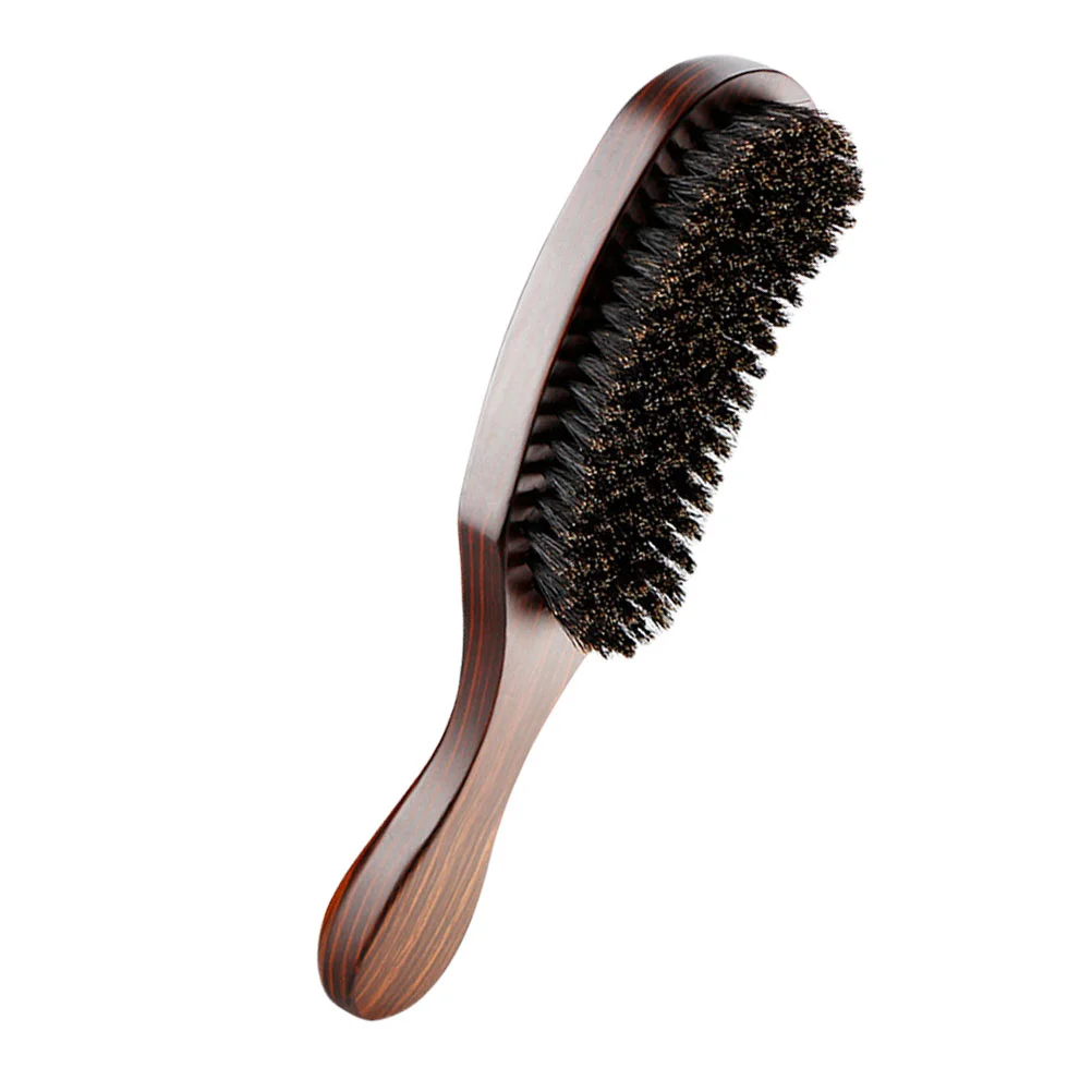 

Large Curved Bristle Brush Styling Beard Men Hairbrush Bristles Comb for Combs Portable Modeling