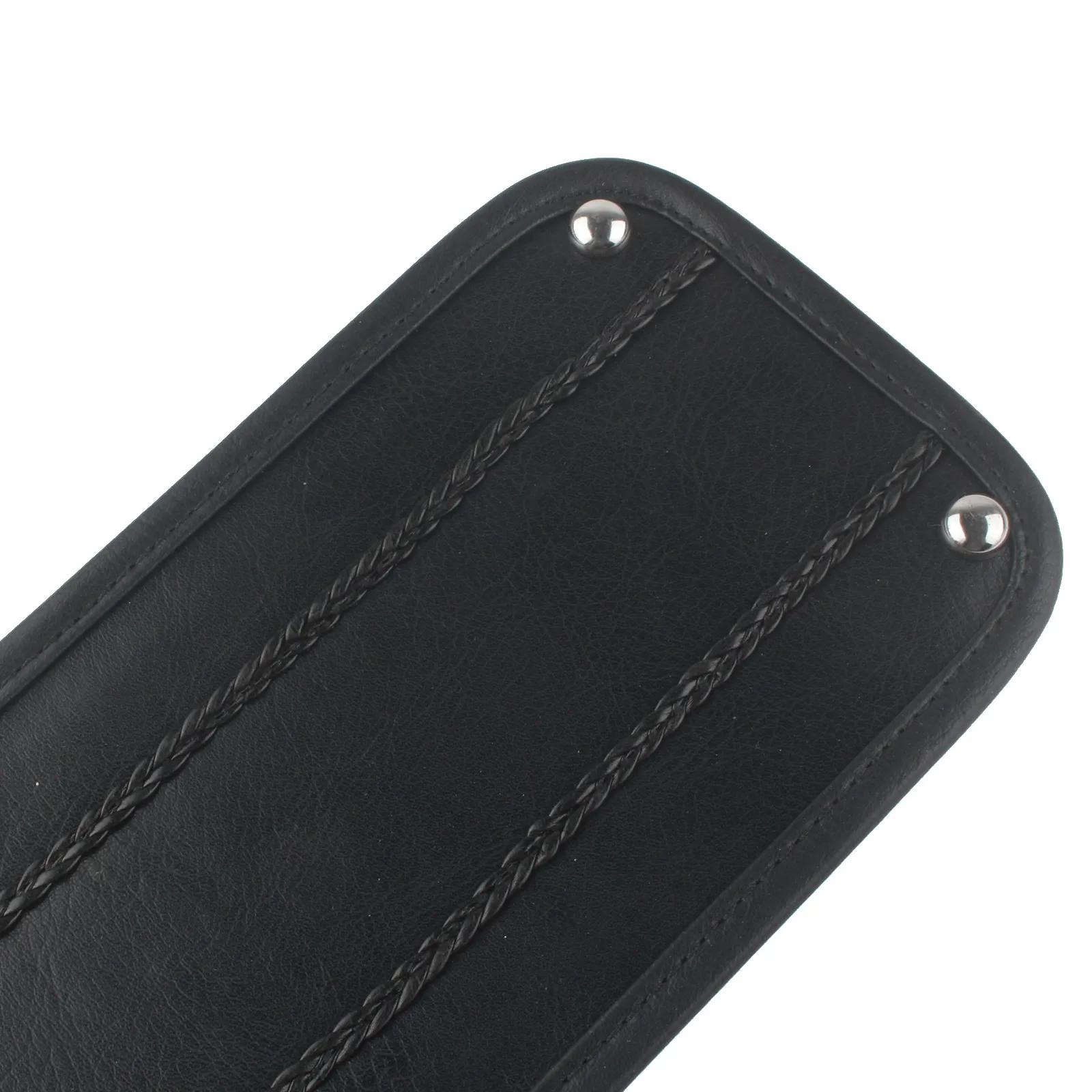 

For Harley Electra Glide FLH Softail FXST Gas Tank Panel Bib Black PU Leather