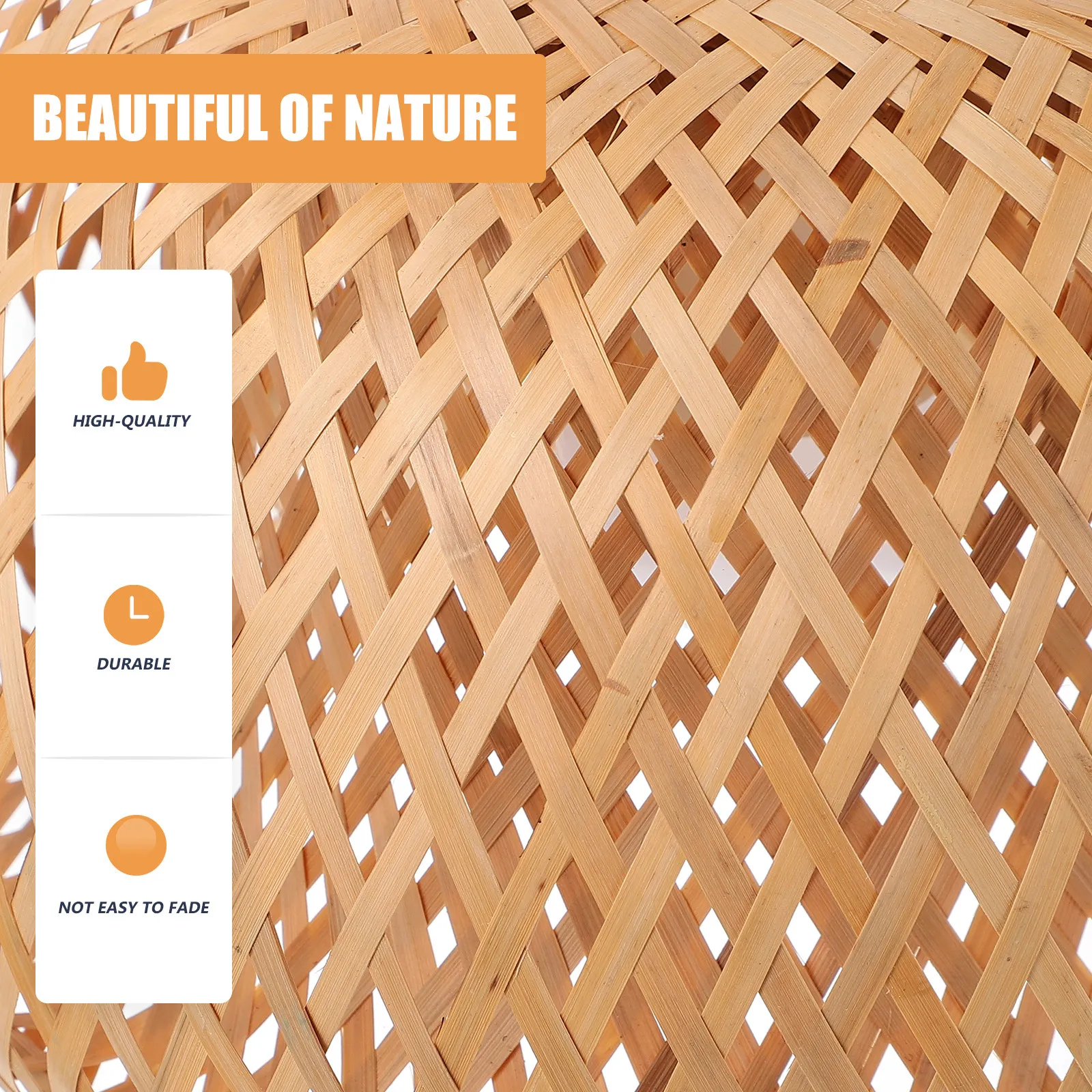 1Set Bamboo Woven Pendant Lamp For Bar Decor Chinese New Year Decor Chandelier Style Rustic Ceiling Home Restaurant
