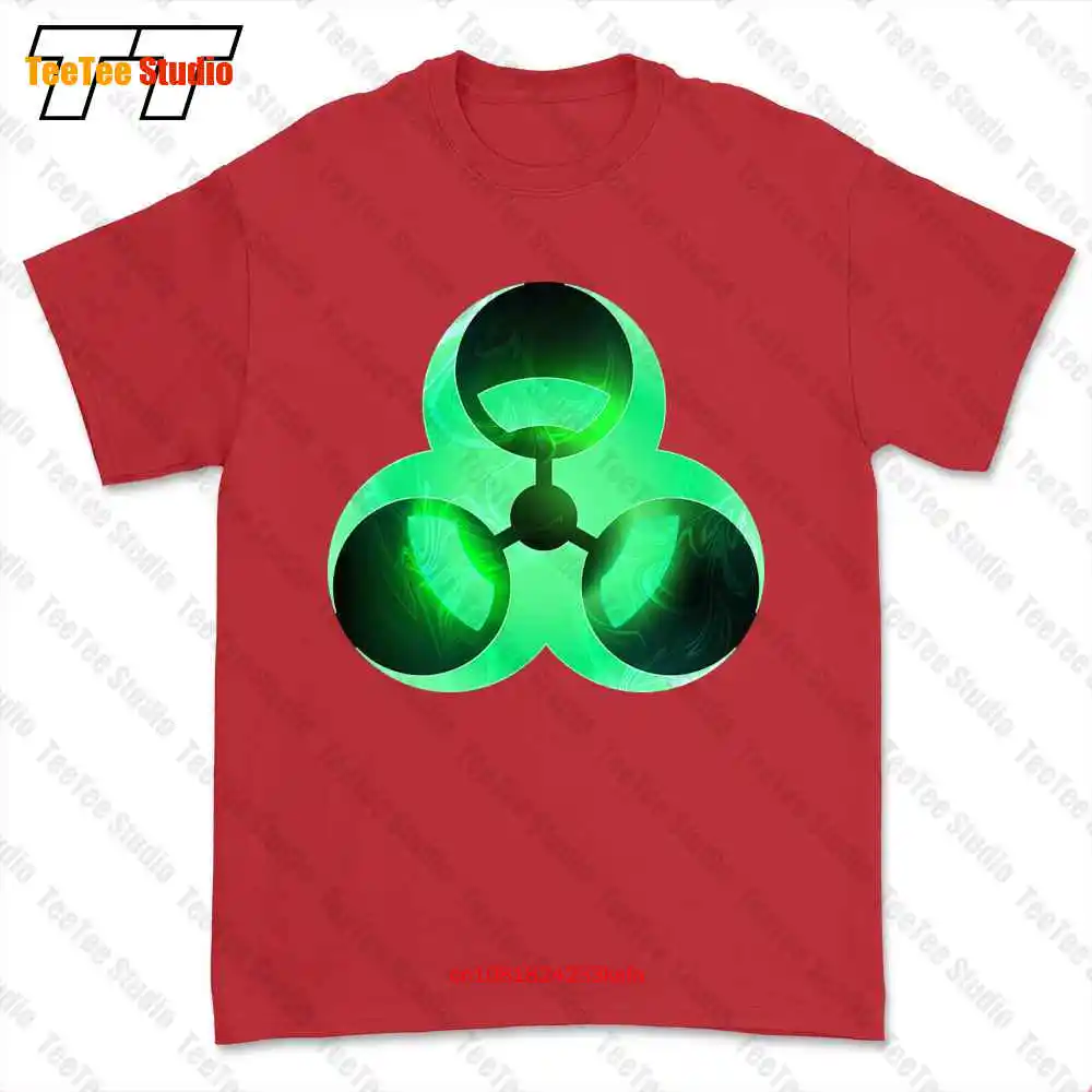 Biohazard Toxic Waste Symbol Green Cool Danger Warning Radioactive Logo T-shirt Tee T2B9