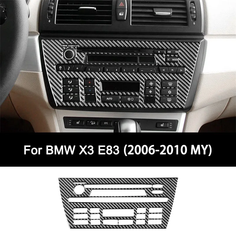 

Для BMW X3 E83 (2006-2010 года модели), центральная панель управления компакт-диском из углеродного волокна премиум-класса, внутренняя наклейка, автоаксессуары