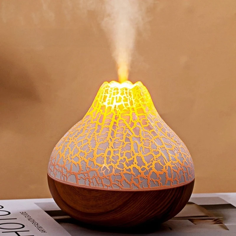 Air Humidifier USB Humidifier Water Mist Diffuser Purifier Air Fresh Seven Color Crack Humidifier