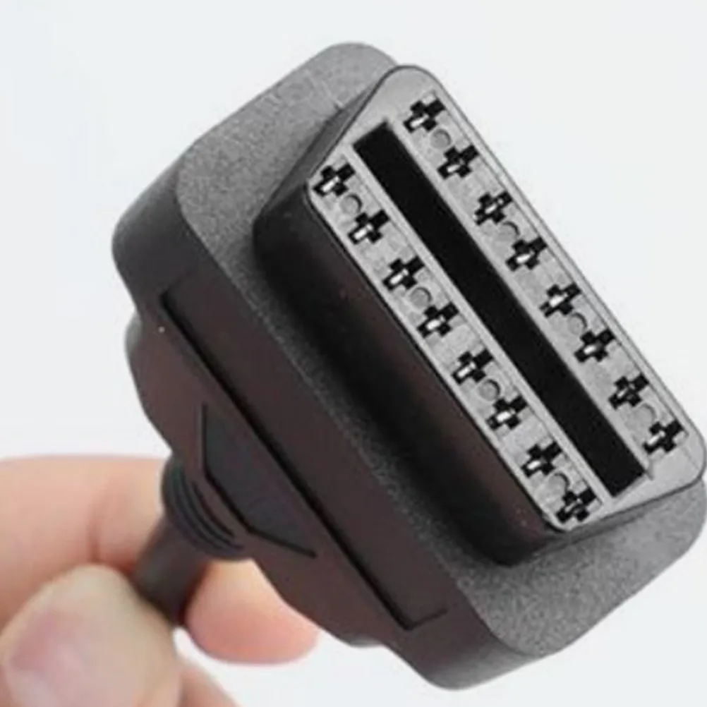 Premium Aluminum Alloy Rubber ABS Motorcycle Fault Detection Cable to 16Pin Engine Diagnostic Adapter Lightweight Cracking