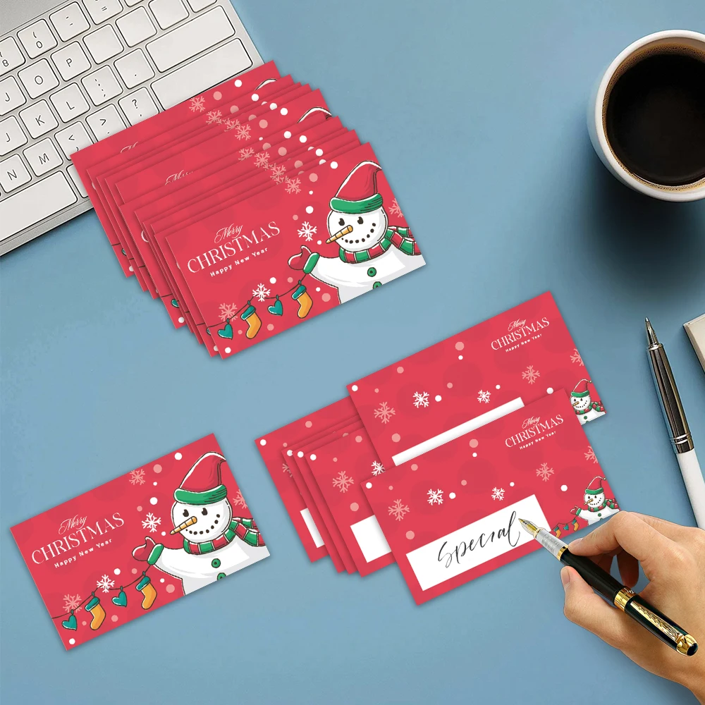 24 قطعة بطاقة ملاحظة فارغة ، بطاقات خدش رجل ثلج عيد الميلاد ، بطاقة خدش مفاجأة للعطلات لعام 2026. زينة الحفلات ، بطاقة هدايا ذاتية الصنع