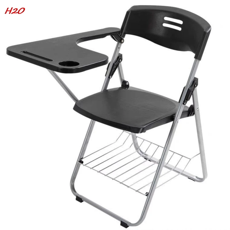 H2O Training Chair Meeting Learning Writing Chair Integrated Training Chair With Writing Board Folding Training Chair Hot New