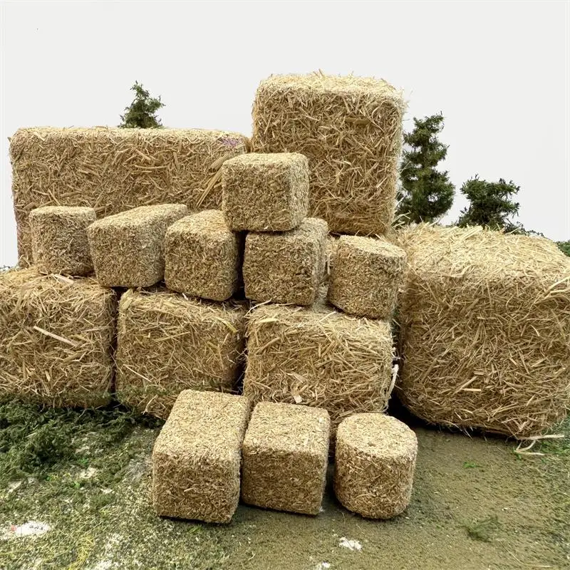 미니어처 시뮬레이션 헛갈림 모형 농장 풍경 초원 장면 레이아웃 모형 기차 철도 레이아웃