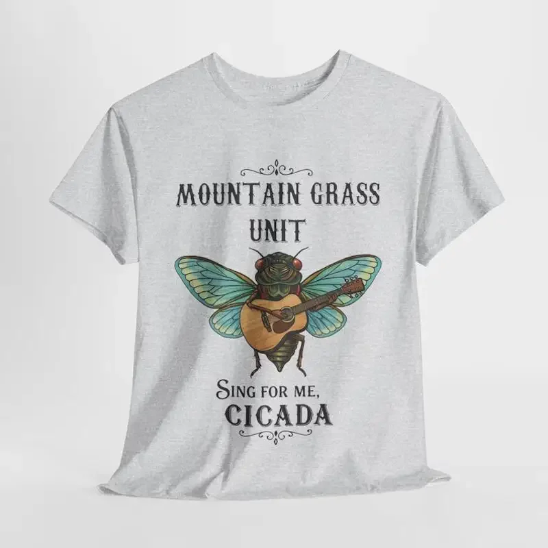Mountain Grass Cicada T Shirt Nature Lover Outdoor Adventure Clo