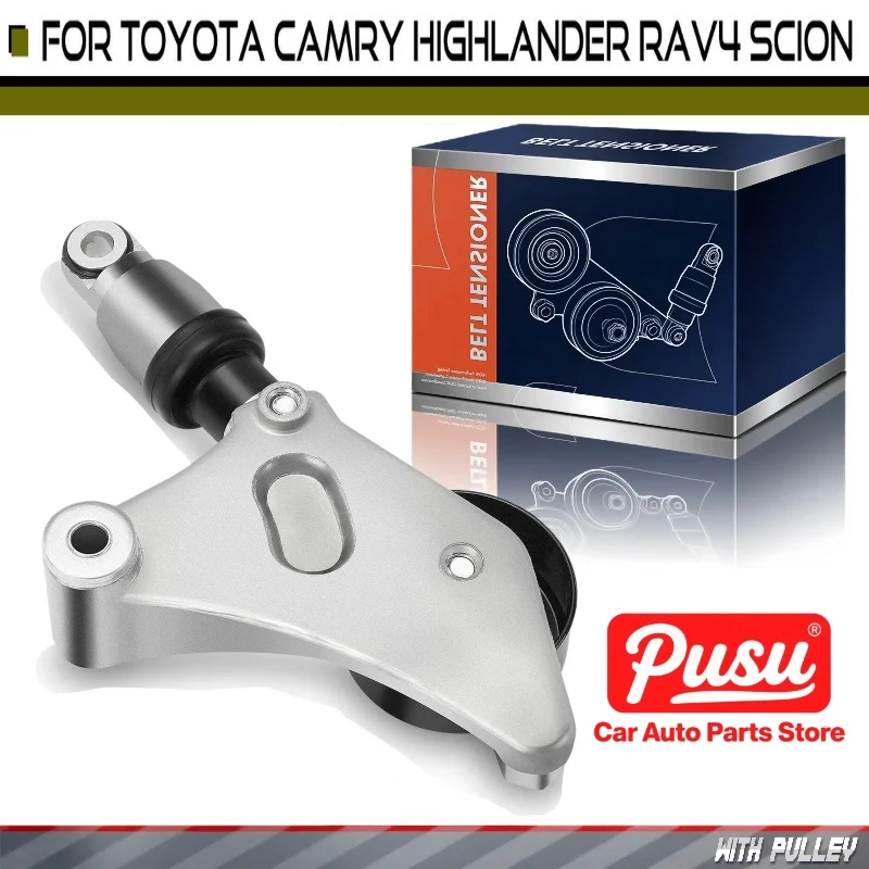 

Belt Tensioner Assembly w/ Pulley for Toyota Camry 2002-2006, Highlander, RAV4 & Scion tC 166200W110, 1662028010