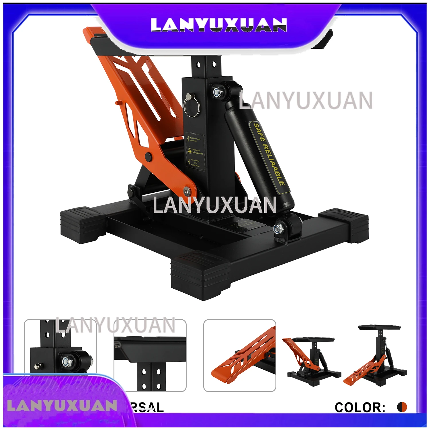2026 JFG Hydraulic Motorcycle Stand Lift Universal Repair Stand for Motorcycle and Dirt Bike Maintenance