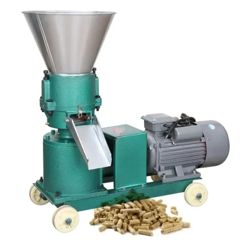 Línea de producción de pellets de biomasa, máquina para fabricar pellets de aserrín de madera para biocombustible