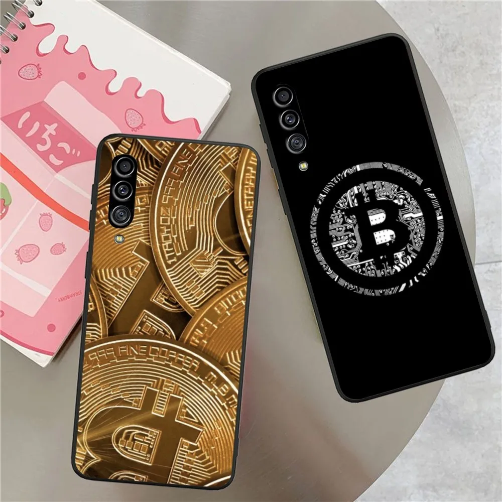 Роскошный чехол для мобильного телефона Bitcion для Samsung Galaxy S23, S22, S21, S10, S9, S8 Plus, Ультрачерный мягкий чехол для телефона