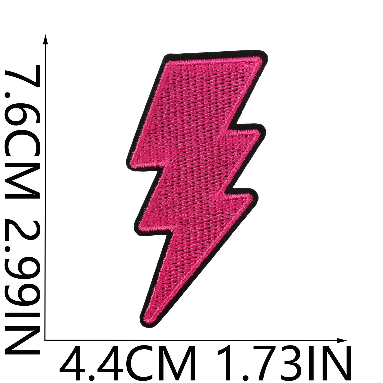 Sparkly Sequin Star Heart Bow Patch, Iron on Retro Pink Cheer Game Day Applique for DIY Clothing Bags Hats Sewing Craft