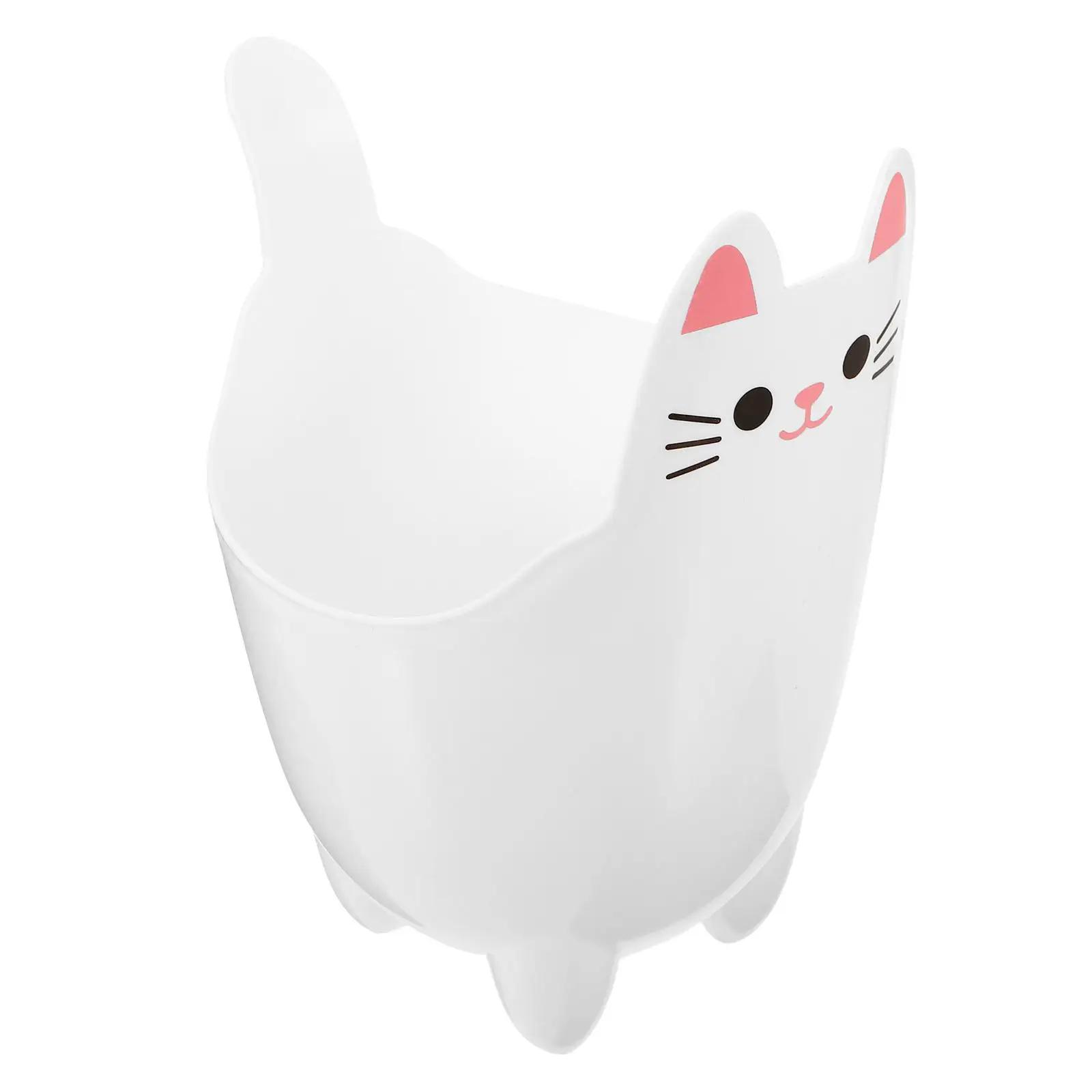 

Cat Shaped Trash Can Mini Desk Cute Small Office Rubbish Bin Garbage Lightweight Portable Desktop Storage Waste Paper