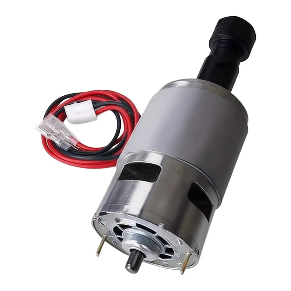 775 Brushed DC Motor 12-24V 80W for CNC3018 Desktop Engraving Machines with 20000 RPM and Carbon Brush Commutation