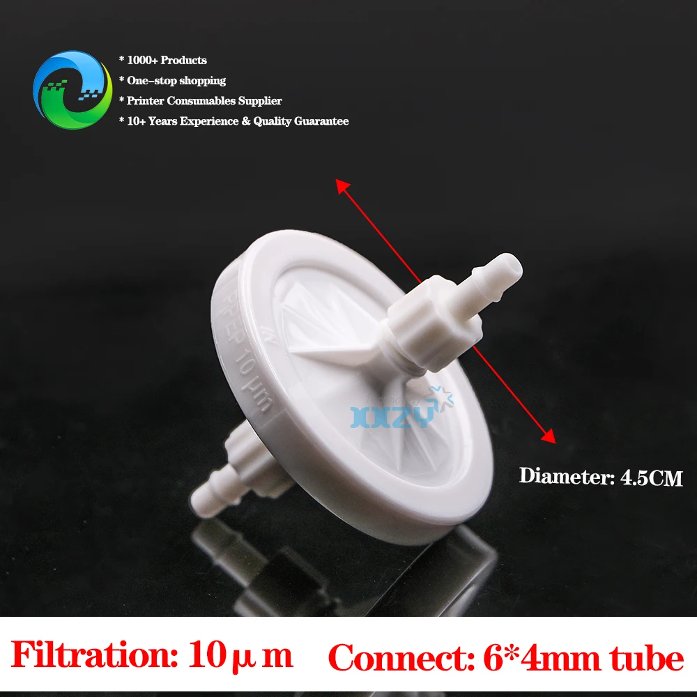 4 teile/los 10 Mikrometer Weiß Big Disc Filter für Flora Polaris Solvent Drucker Tinte Filter 10um