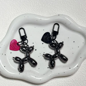 Y2K Balloon Dog Keychain Models for Girls Sweet Balloon Dog Current Current Key Key Accessories Bag Pangens 8 Main Sales Keychain Bag - №3
