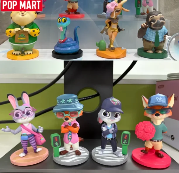 POPMART DISNEY ZOOTOPIA NEXT ADVENTURE Series Blind Box Guess Bag Mystery Box Toys Doll Anime Figure Desktop Ornaments Cute Gift