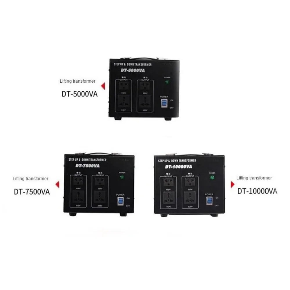 Transformer 5000W 7500W 10000W Heavy Voltage Regulator Converter Power Transformer 220V Auf 110V Converter
