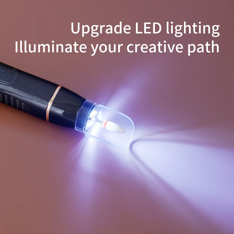 اللاسلكية مسمار الحفر القلم USB ملف الأظافر تلميع القلم GLX015 قابلة للشحن مسمار آلة الحفر المحمولة مانيكير الحفر صالون أداة #4