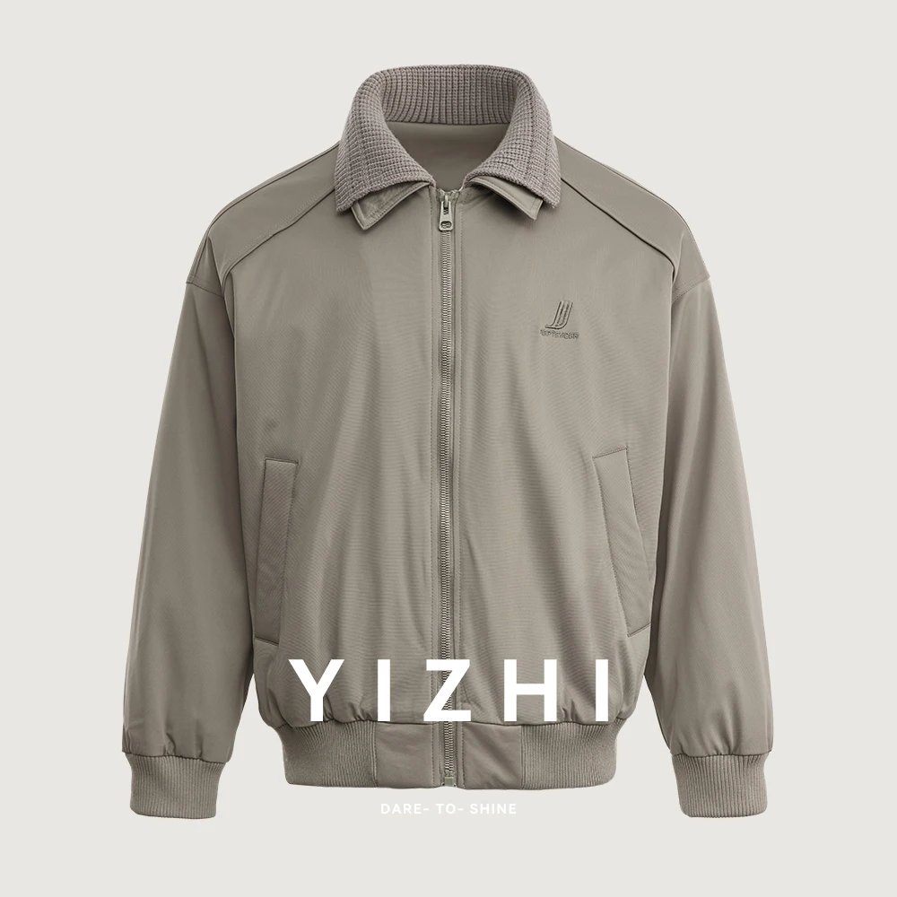 

2025 Winter New Bomber Jacket 90 White Duck Down Jacket Men's Thickened Double Collar Baseball Jacket