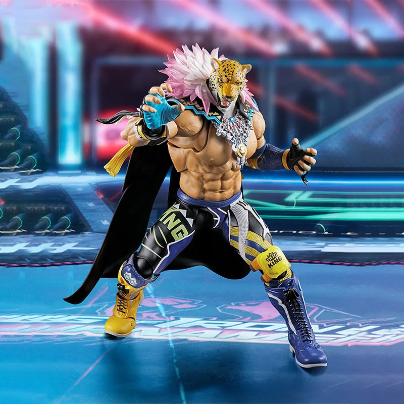 الصندوق الأصلي بانداي SHF TEKKEN 8 غضب الوحش الملك الشكل النهائي أطقم منمذجة أنيمي لعبة الحركة الكاملة هدايا للأطفال في صدمة