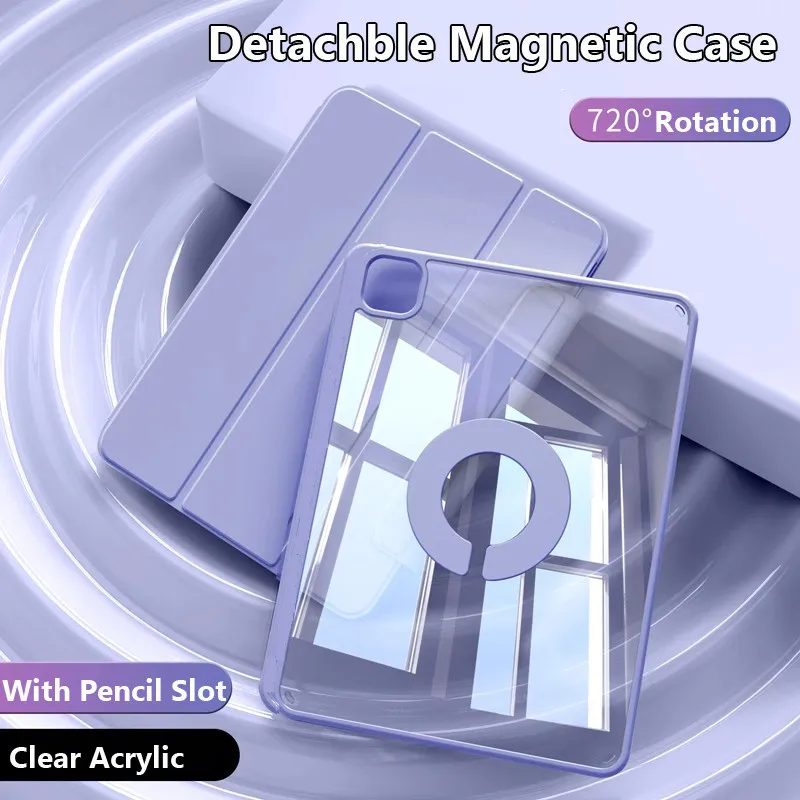 Cover for IPad 2025 11th Gen A16 Air 13 AIR 4 5 10.9 10TH Air 7 6 5TH 9.7 8 9 10.2 PRO 12.9 11 2021 Magnetic Tablet Case